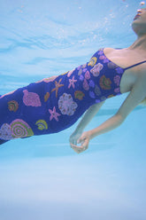 New York Strapped Dress- Navy