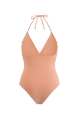 Oceanus X the Red Sea Pearl Swimsuit in Coral لؤلؤ