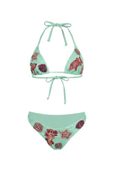Oceanus X the Red Sea Shades of Coral Bikini Bottom سمراء