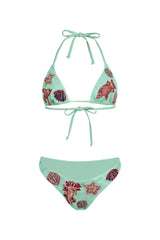 Oceanus X the Red Sea Shades of Coral Bikini Bottom سمراء