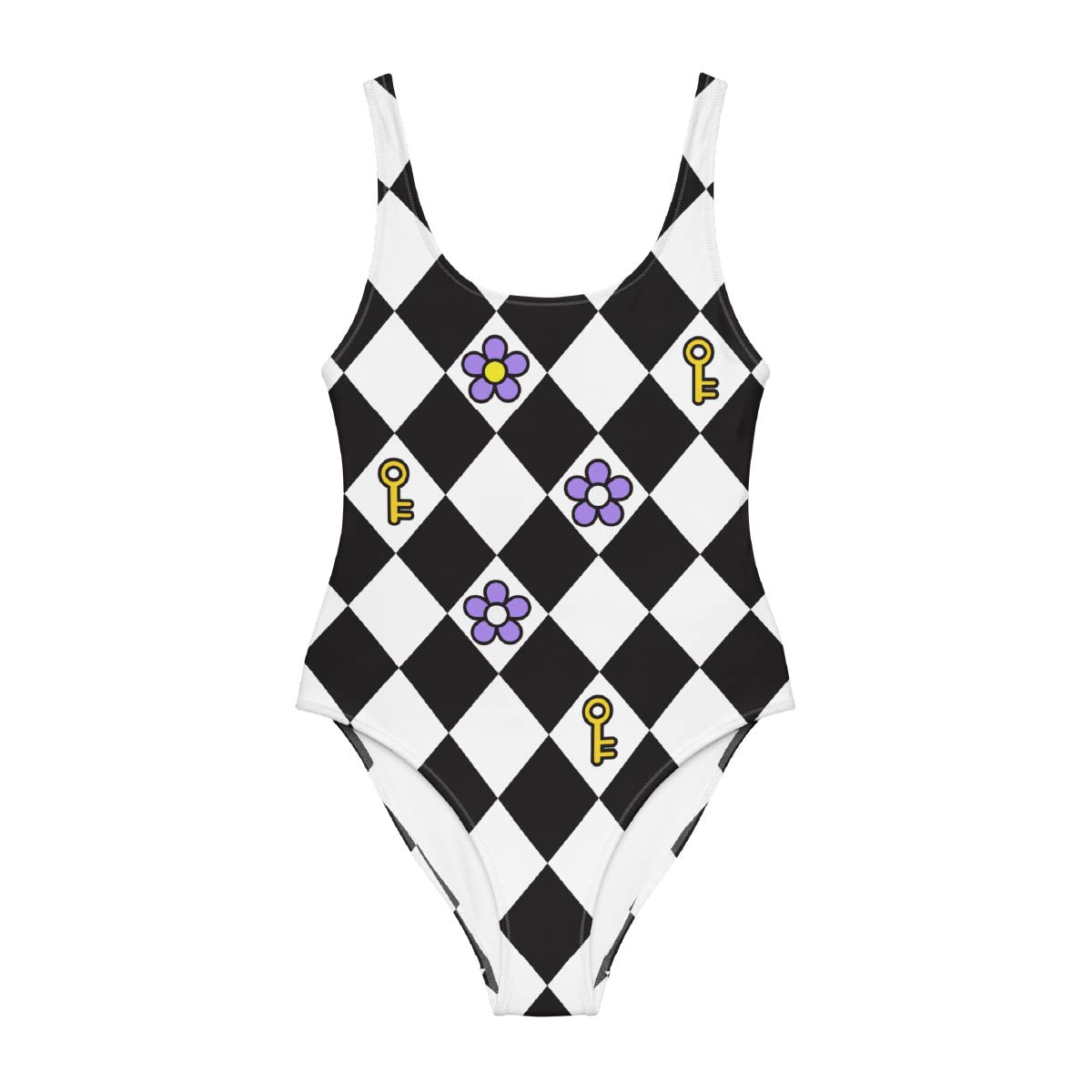 One Piece Swimsuit - Harlequin Baby
