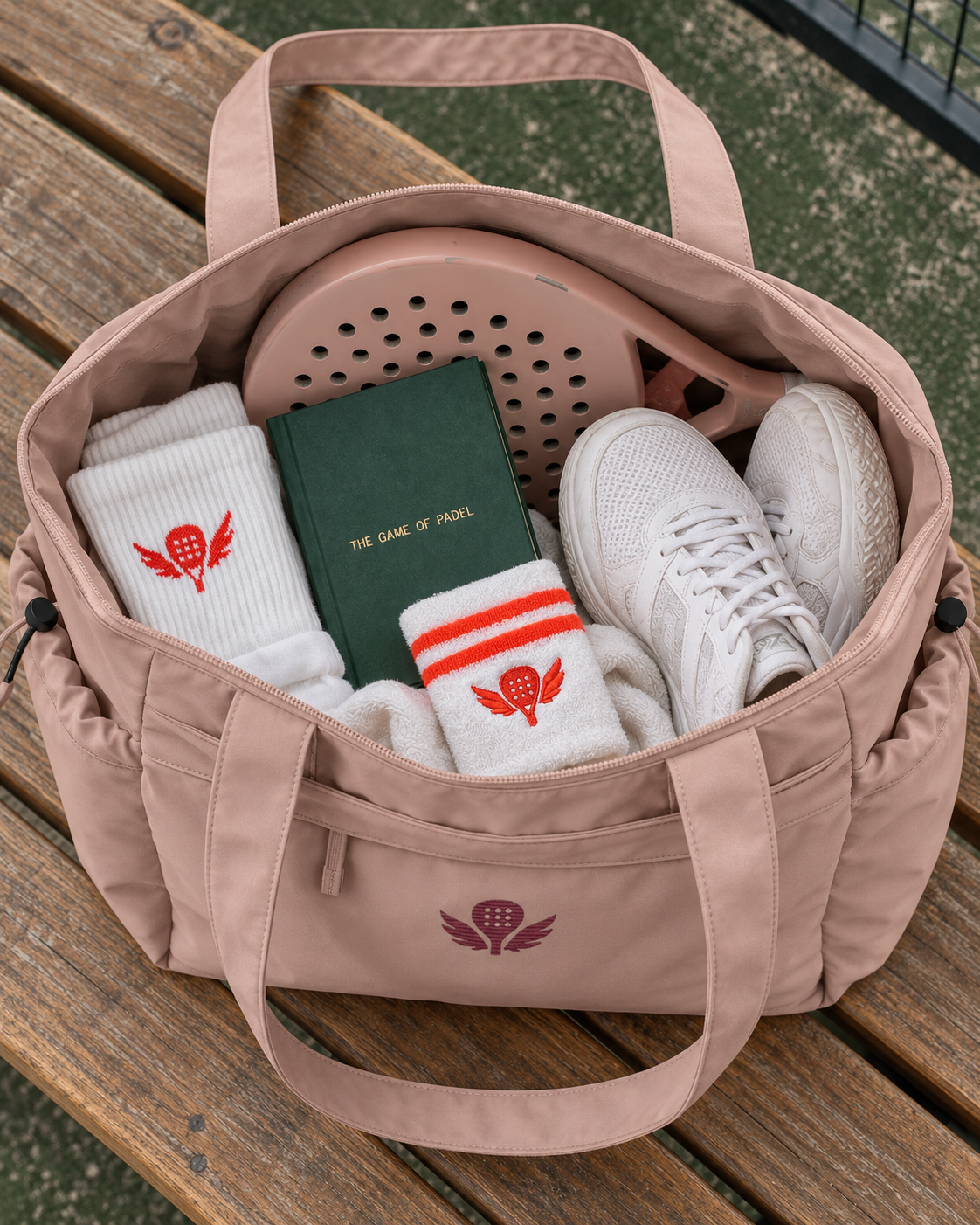 The Women's Pink Padel and Pilates Tote -the Perfect Padel Gift for Her