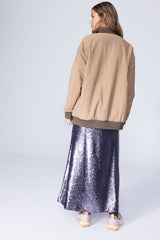 PARACHUTE REVERSIBLE BOMBER - LATTE BROWN