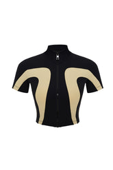 Boomerang Zip Up Top