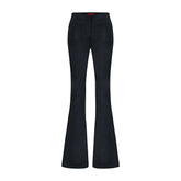 SHINY WOVEN PANT - BLACK