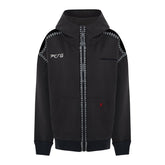 Crochet Zip Up Hoodie