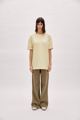 Destroyed Logo Tee - Chino Green