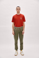 Acid Washed Track Sweatpant - Covert Green