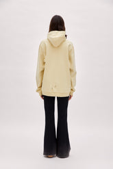 Destroyed Hoodie - Chino Green