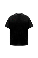 Acid Washed Track Tee - Black