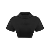 Destroyed Crop Tee - Black