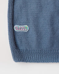 Blaivi Vasara: Baltic Blue Merino Wool Vest