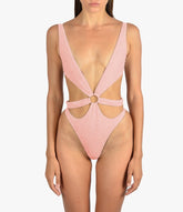 Carlotta Halterneck Premium Swimsuit - Pink