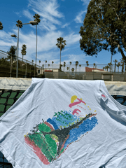 Vintage Nike Paris French Open Tee- Size Large