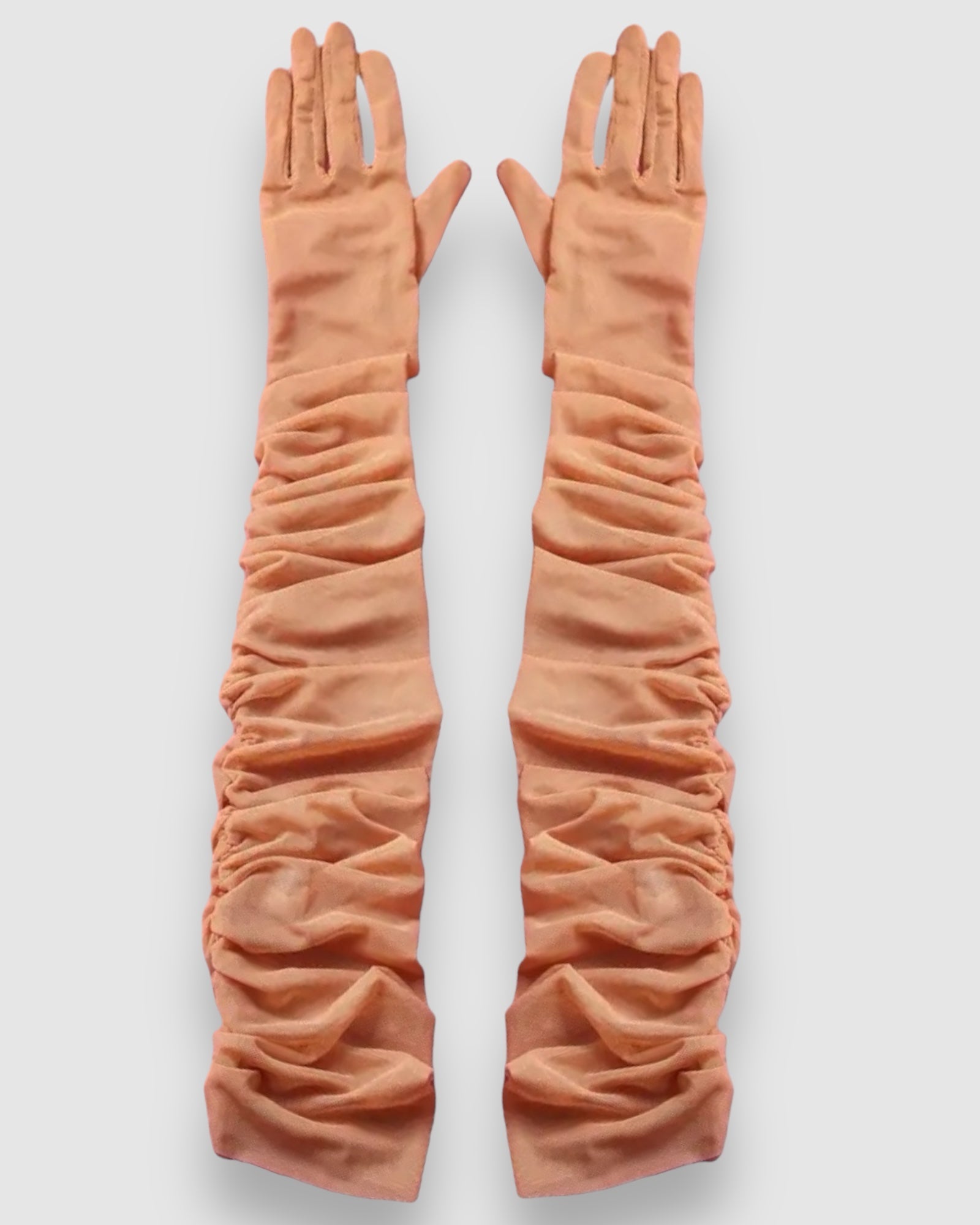 Ariana Ruched Mesh Opera Glove