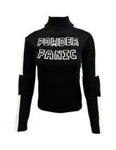'Powder Panic' Intarsia Mock Neck