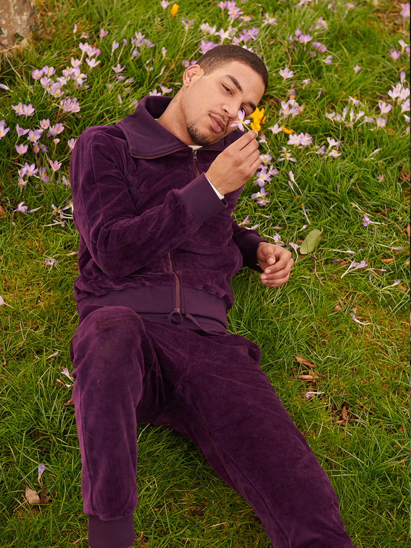 Organic Velour Tracksuit Bottoms