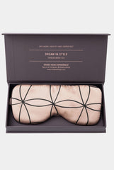 Silk Sleep Mask Pink Neo Geo