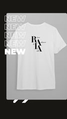 Unisex Oversized Cotton T-Shirt With "Rise Above It All" Logo -White R2