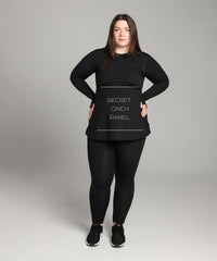 Cuffed Sleeve Compression Top