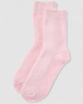 Cashmere Socks - Baby Pink