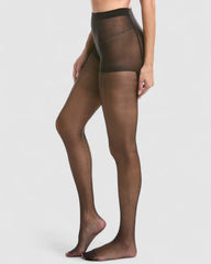 Satellite Crystal Back Seam Tights