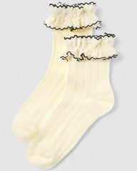 Sheer Frilly Socks