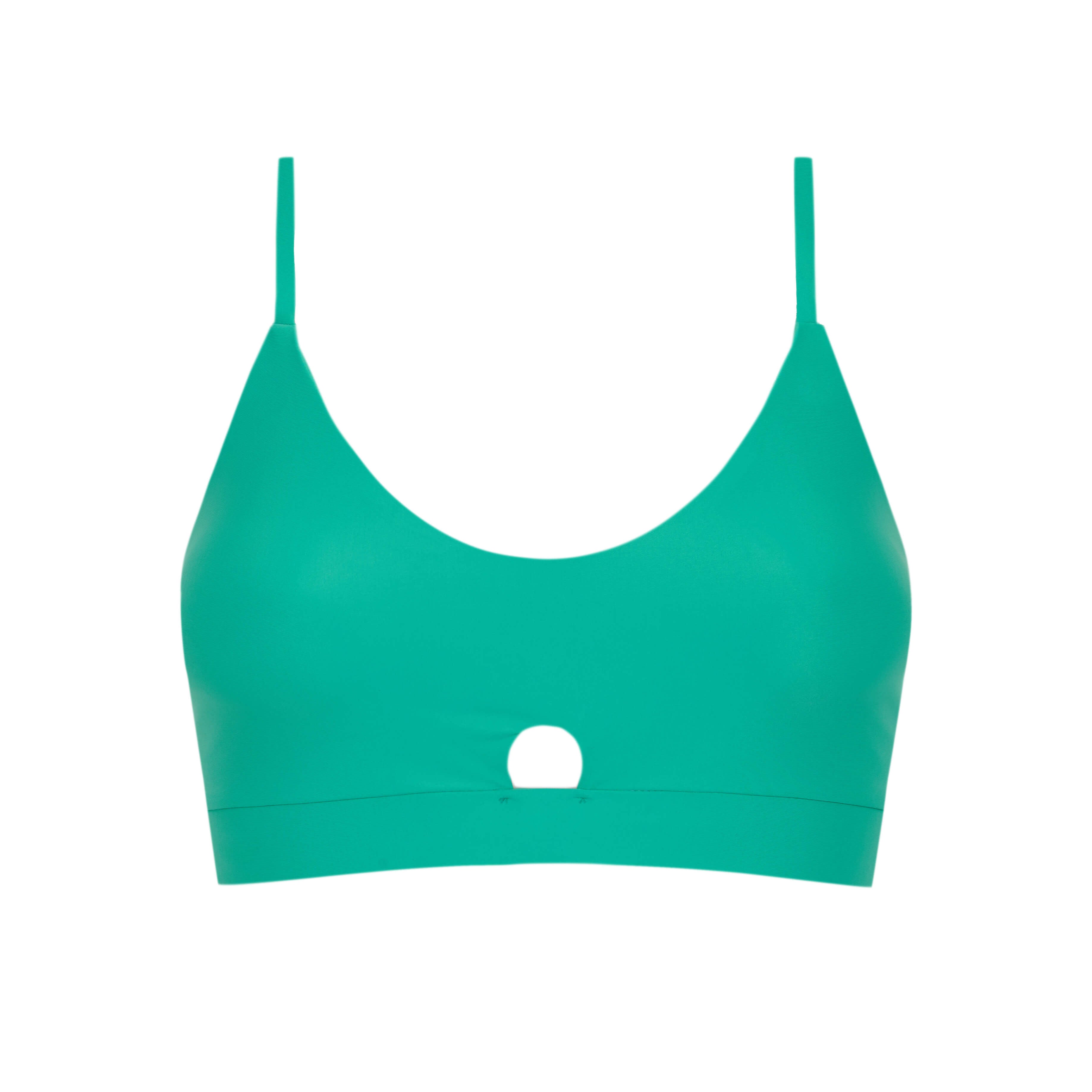 Emerald Green Artemis Sports Bra in ECONYL®