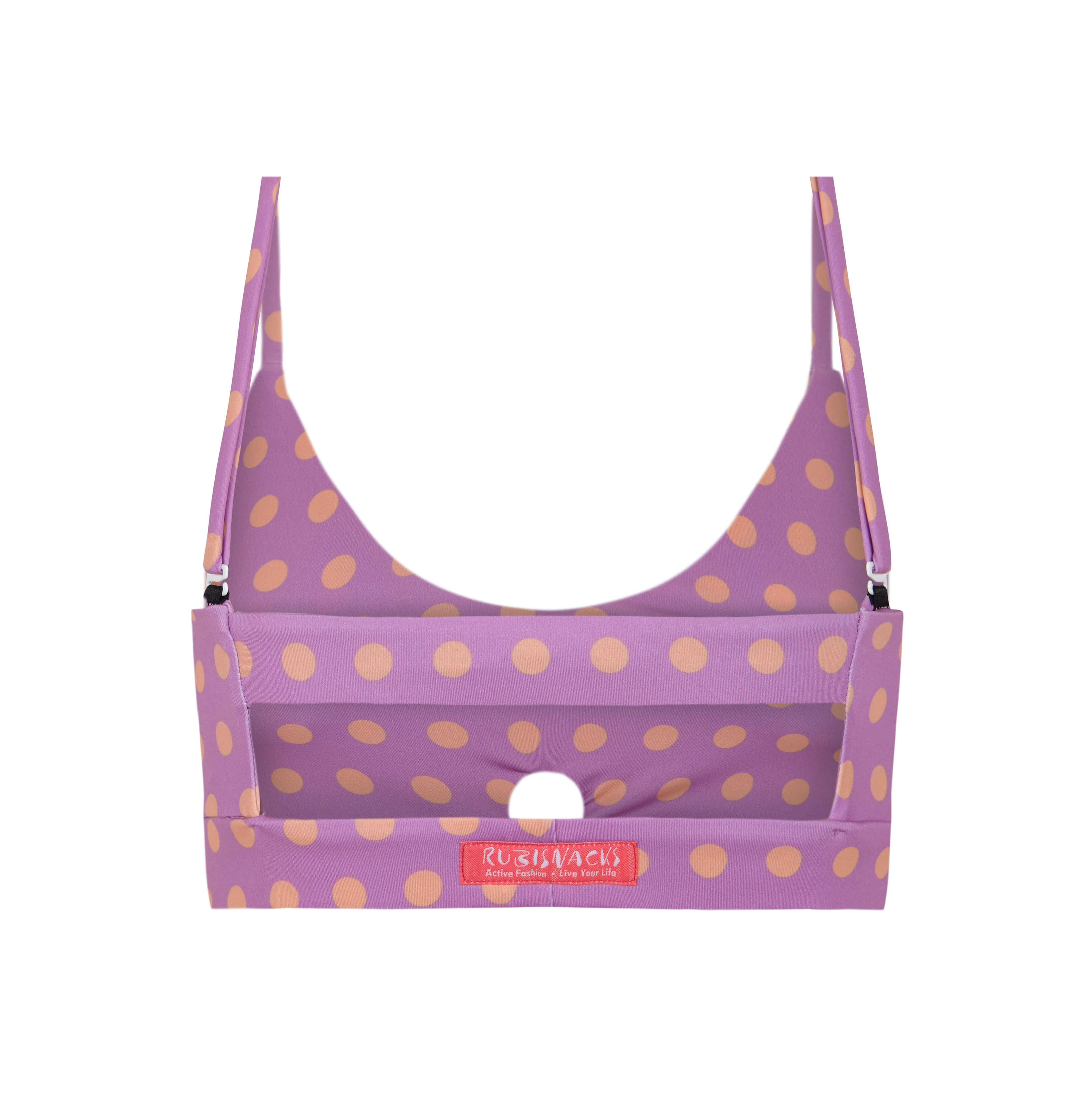 Sevilla Pink Polka Dot Artemis Sports Bra