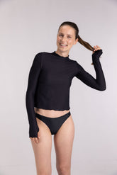 Rash Guard ― Black Rib