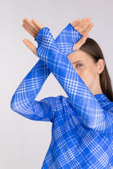 Rash Guard ― Blue Check