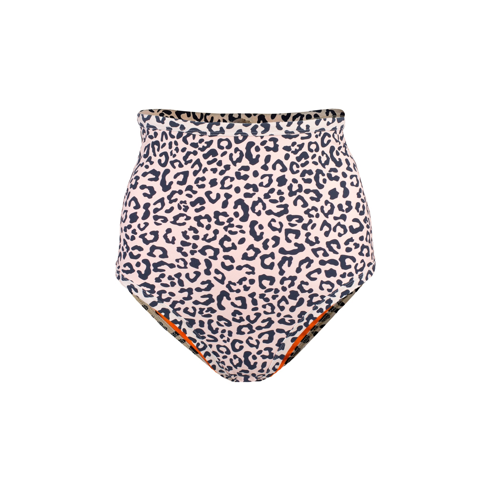 Rhea High Waist Bikini Bottom Animal Print