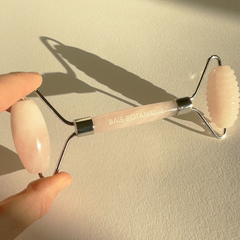 Rose Quartz Dual Action Roller