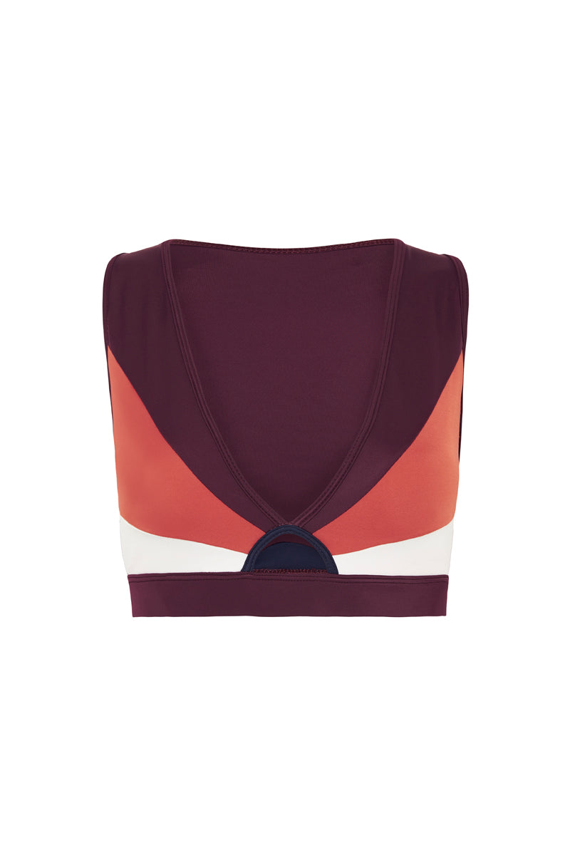 March 06:22 Sports Bra Red Orange