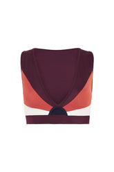 March 06:22 Sports Bra Red Orange