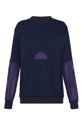 July 5:45 Fleece Jumper Blue Purple