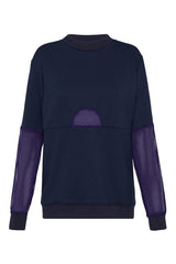 July 5:45 Fleece Jumper Blue Purple