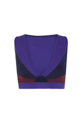 March 06:22 Sports Bra Blue Purple