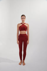 AirRise Perform Pocket Legging - Wine Red