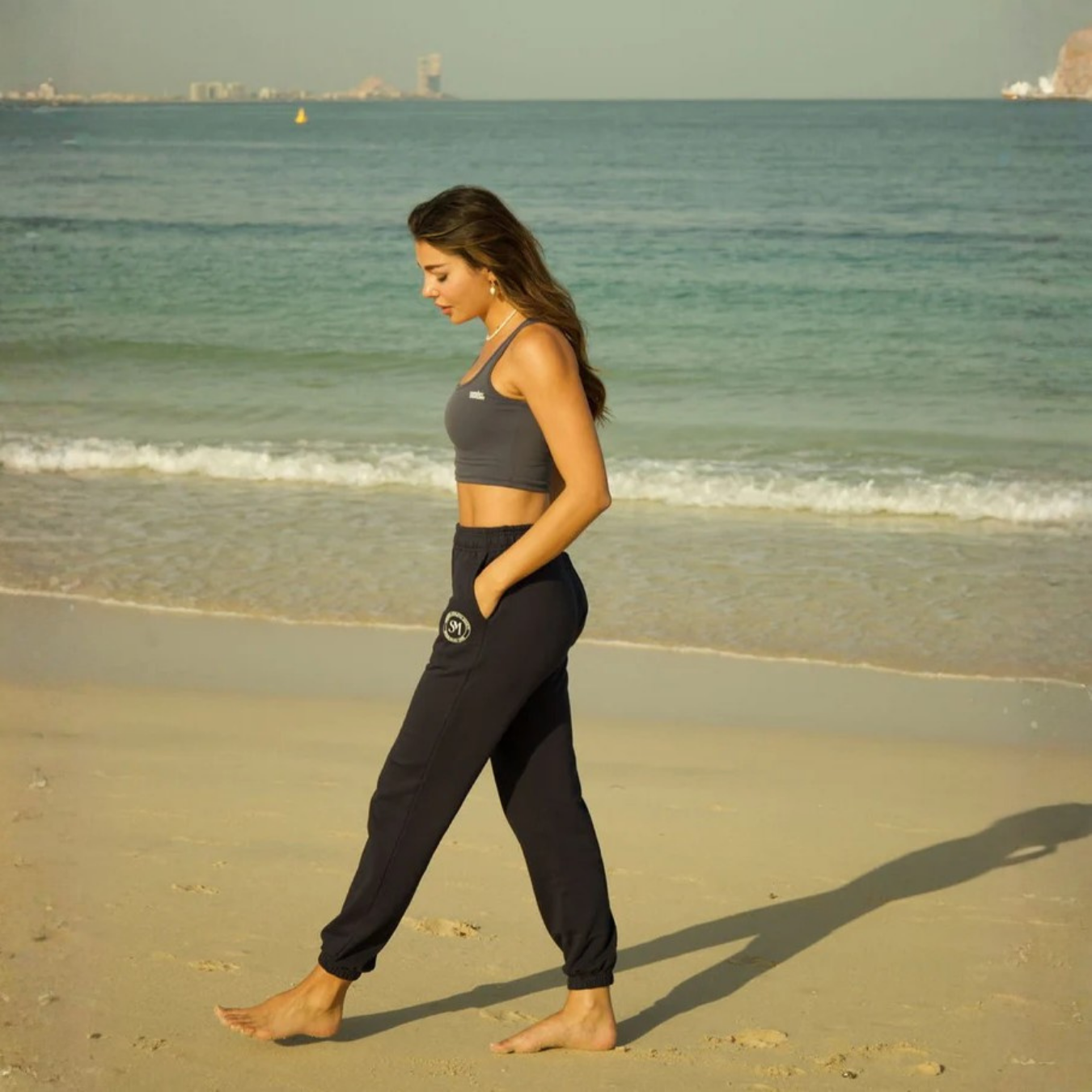 Logo Sweatpants - Navy Blue