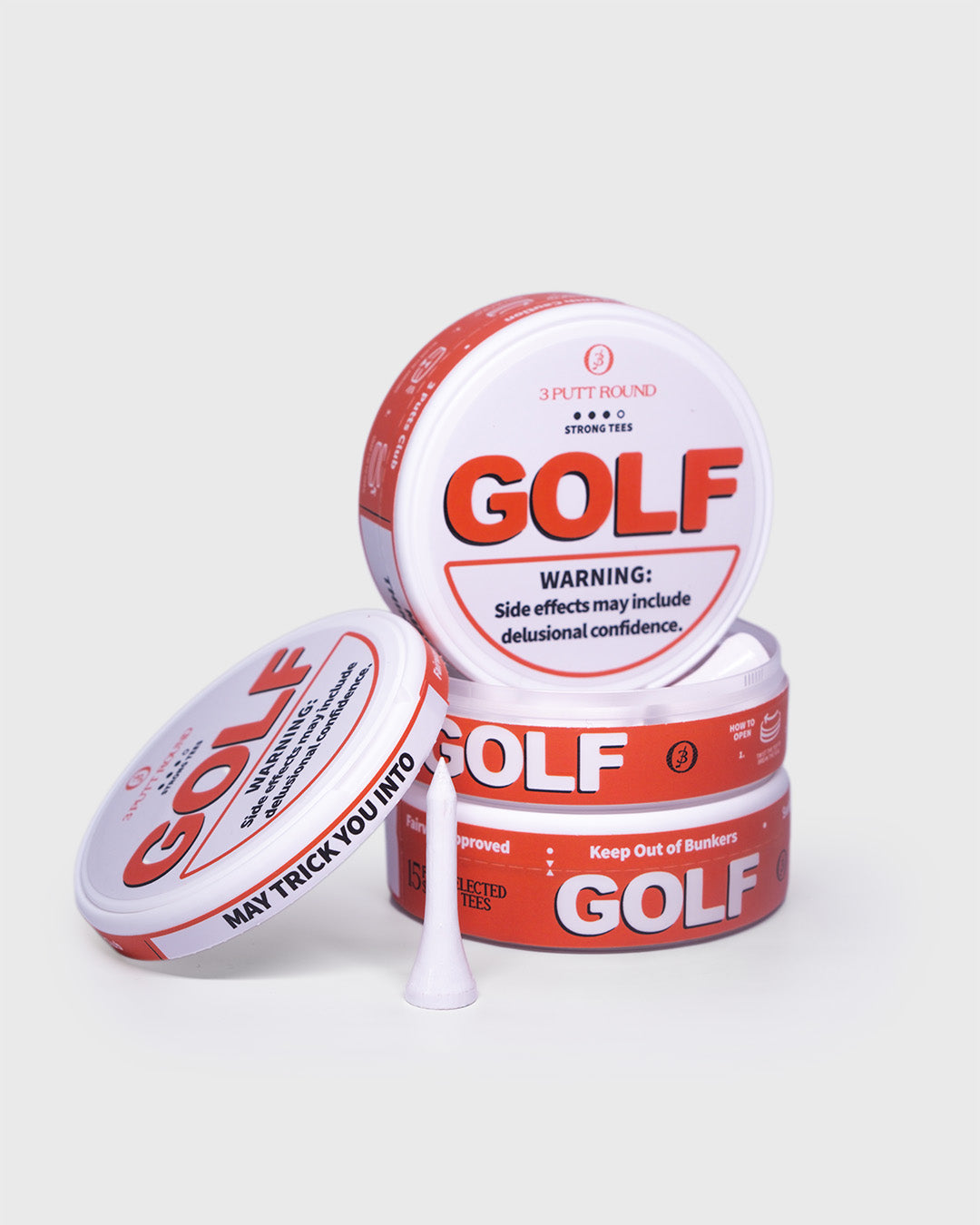 SET of 3 ORANGE UPPER DECKY TEE PACKS