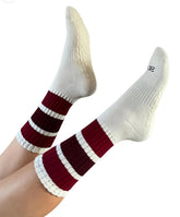 Ultimate Grip Stripe Slouch Socks