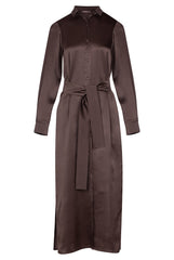Silk Long Kimono-Style Robe the Lady