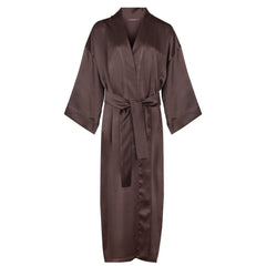 Silk Long Kimono-Style Robe the Lady