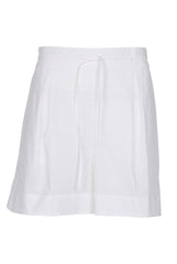 White InStyle Cotton Poplin Shorts