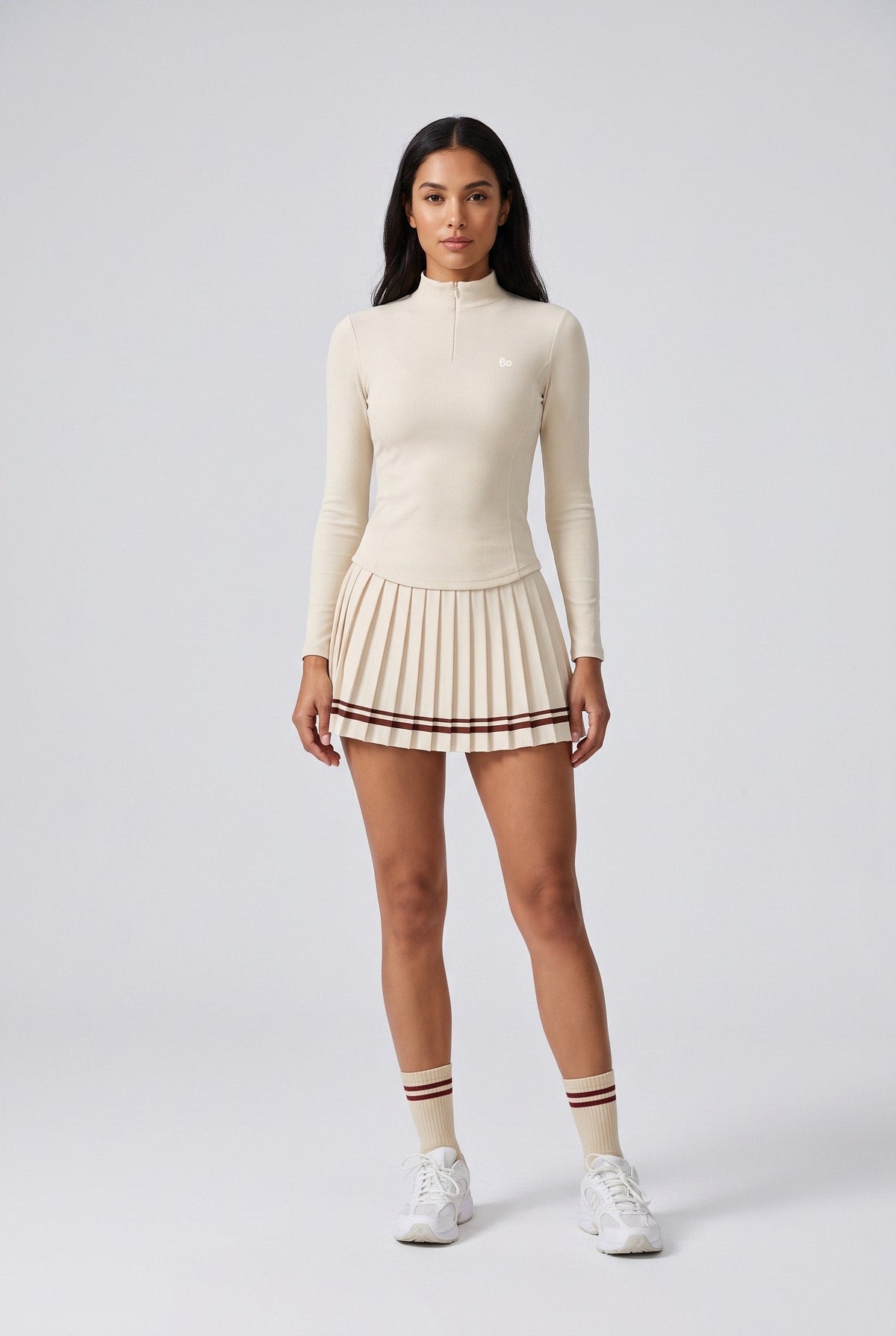 STELLA Long Sleeve & Pleated Skirt Set