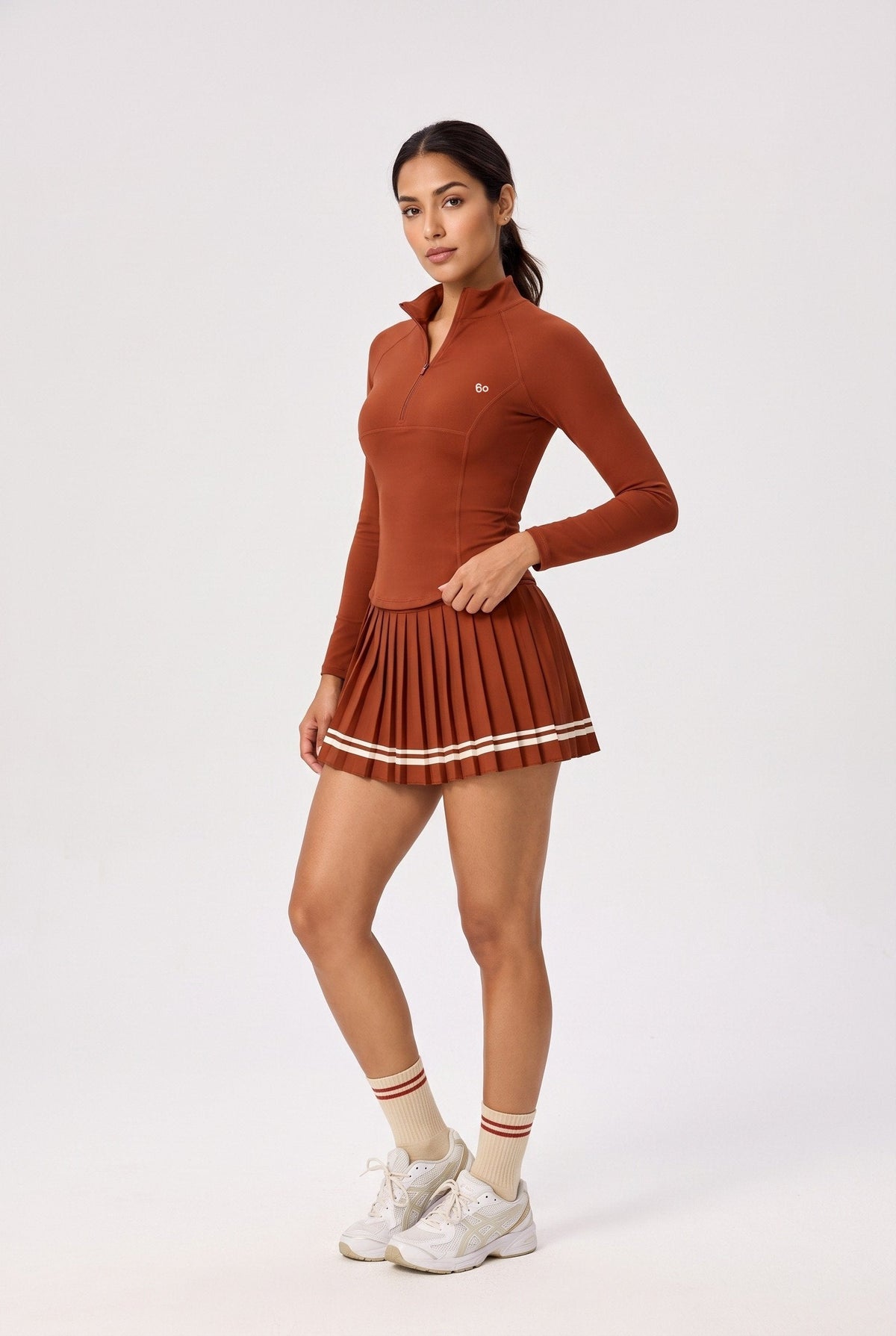 STELLA Long Sleeve & Pleated Skirt Set
