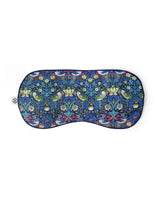 Luxury Lavender Eye Mask - Strawberry Thief Green