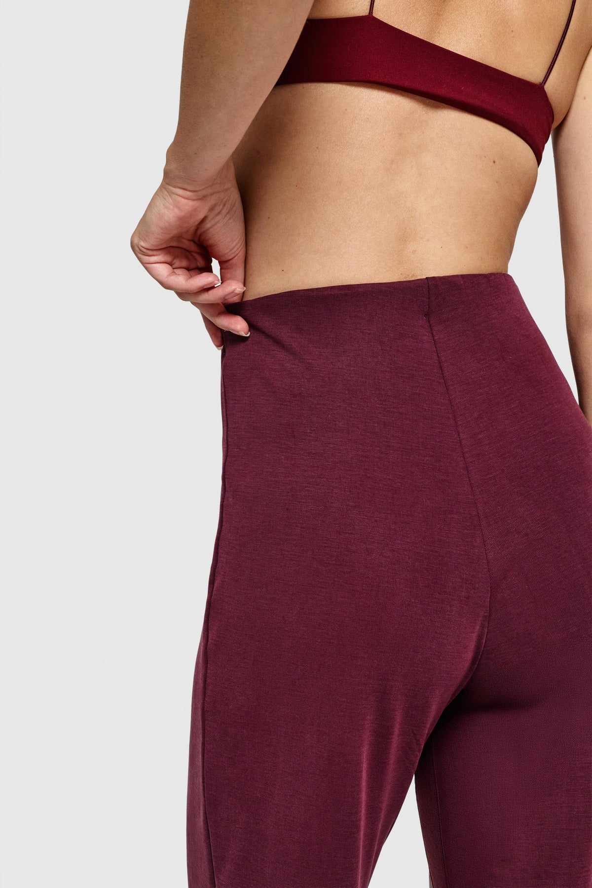 STUDIO PANTS - MERLOT