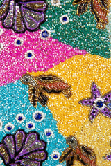 Coral Reef Hand Beaded Bag